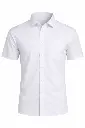 Mens Poplin Shirt Short Sleeves.webp