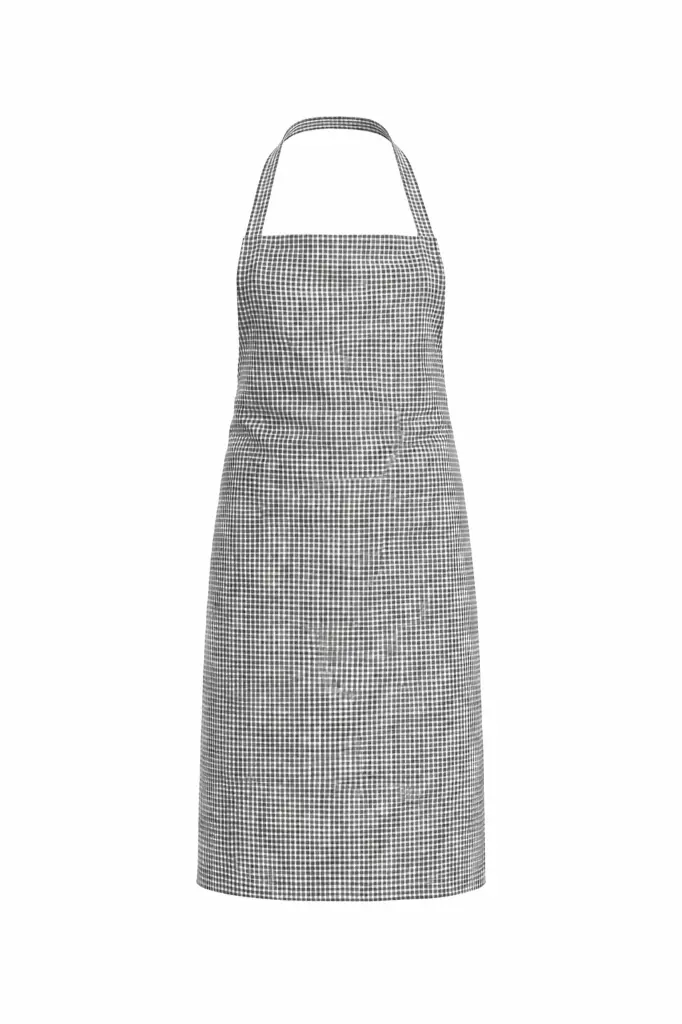 Komfortz Full Apron - Black & White Check.webp
