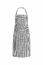 Komfortz Full Apron - Black & White Check.webp