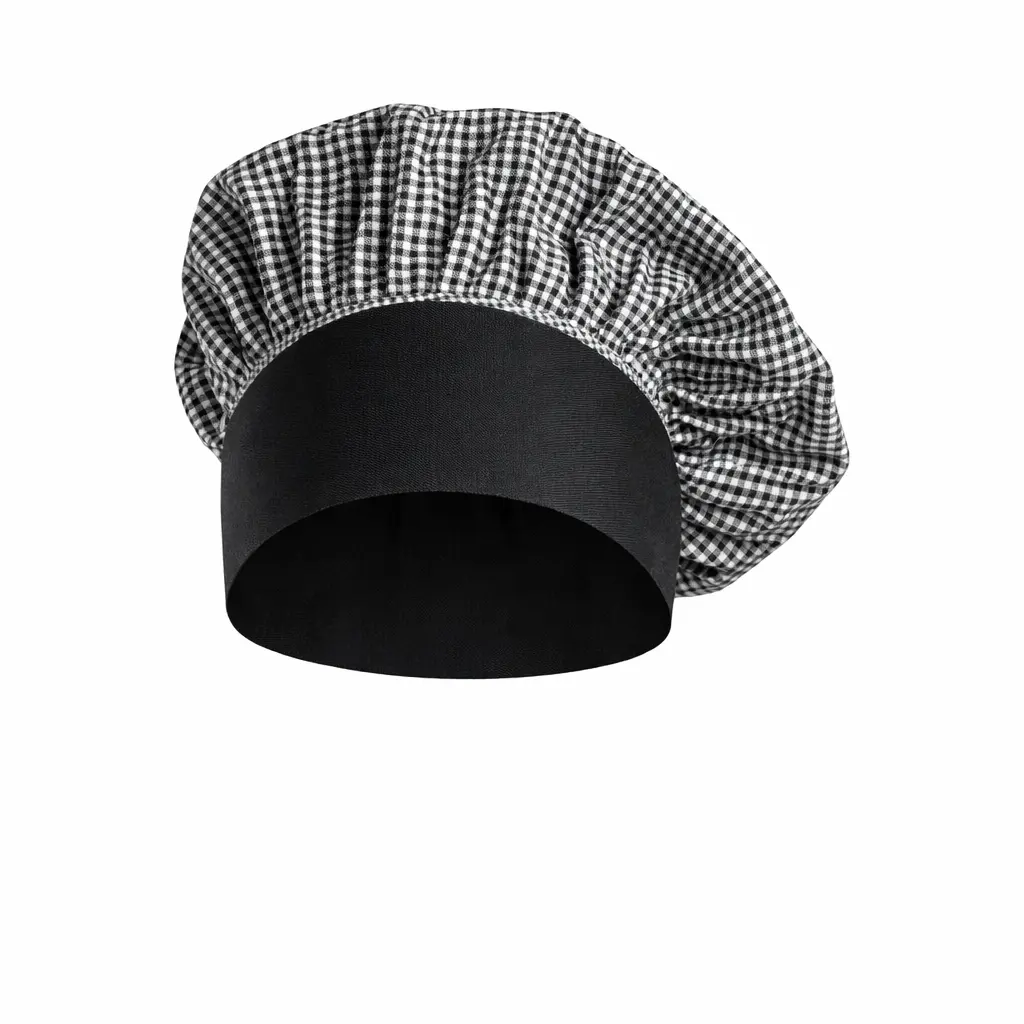 Komfortz Toque - Black & White Check.webp