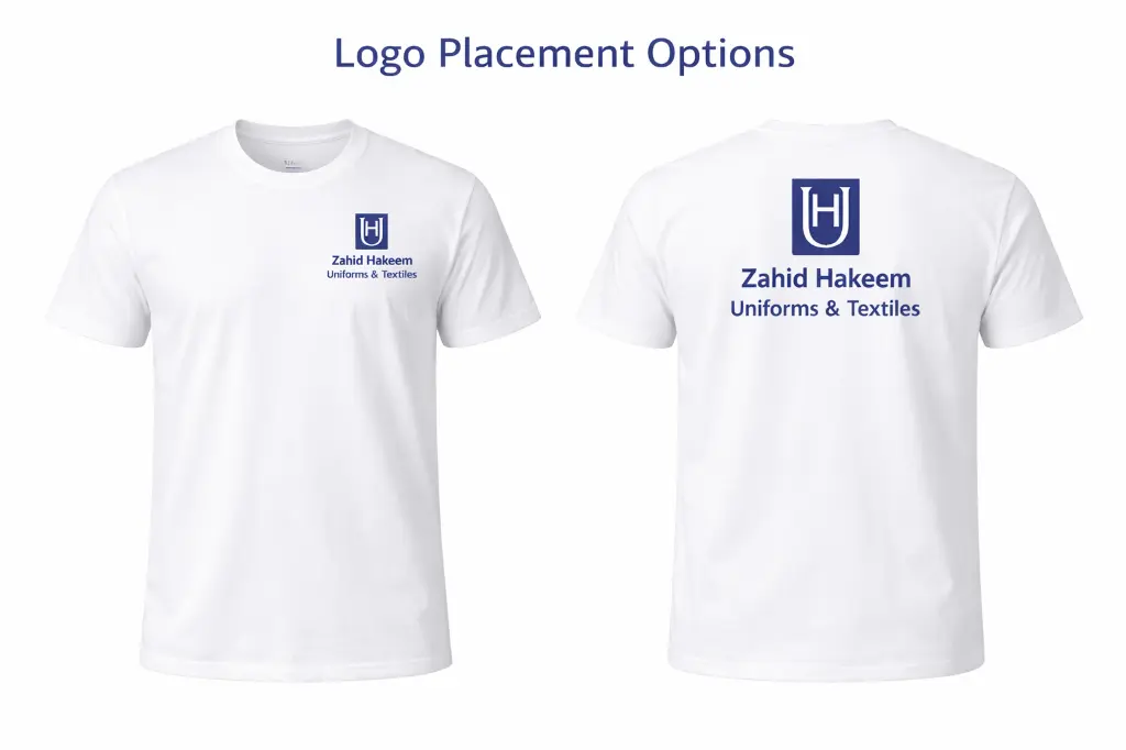 Crew Neck T-shirt Logo Placement.webp