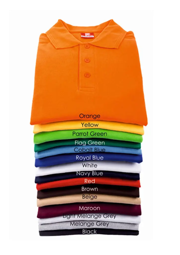 Komfortz Pique Polo TShirt Colors.webp