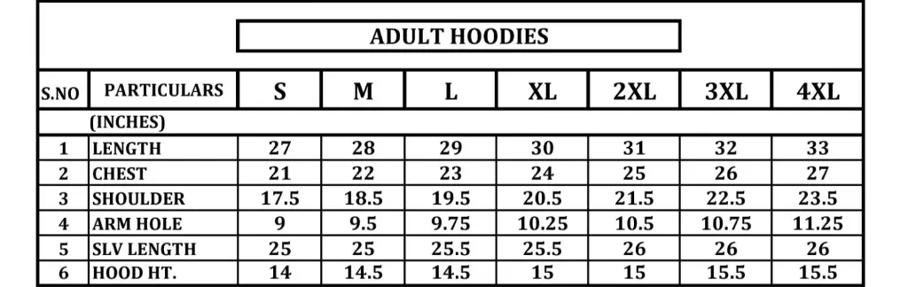 Sandhu Adult Hoodies & Sweatshirt Size Chart.webp