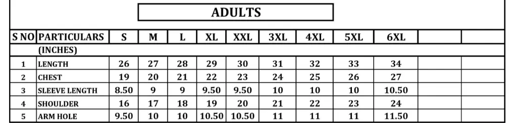 Sandhu Polo T-shirt Size Chart.webp