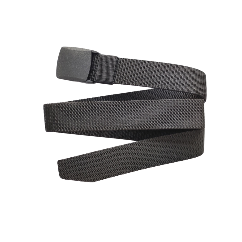 Web Belt in 1.25" Width in Black Color (METAL-FREE)