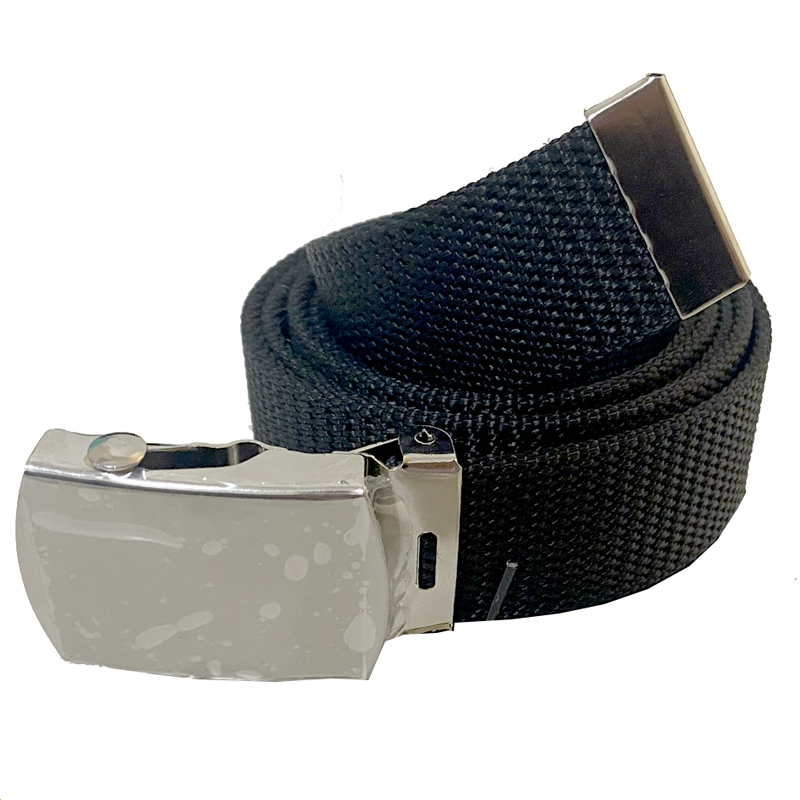 Web Belt Nylon Blend in 1.25" Width in Black Color