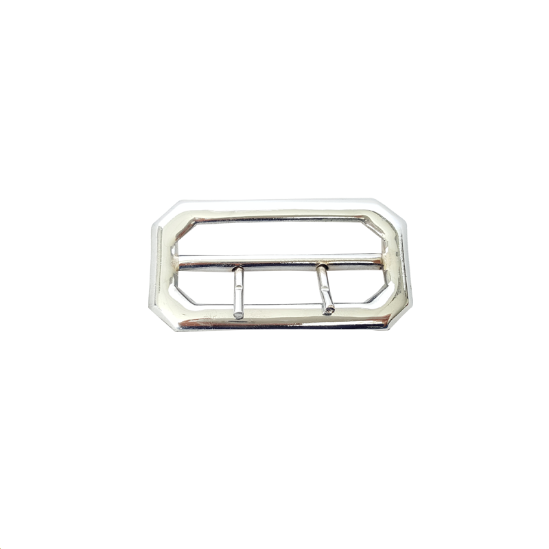 Belt Buckle 2 Prong in Silver Color