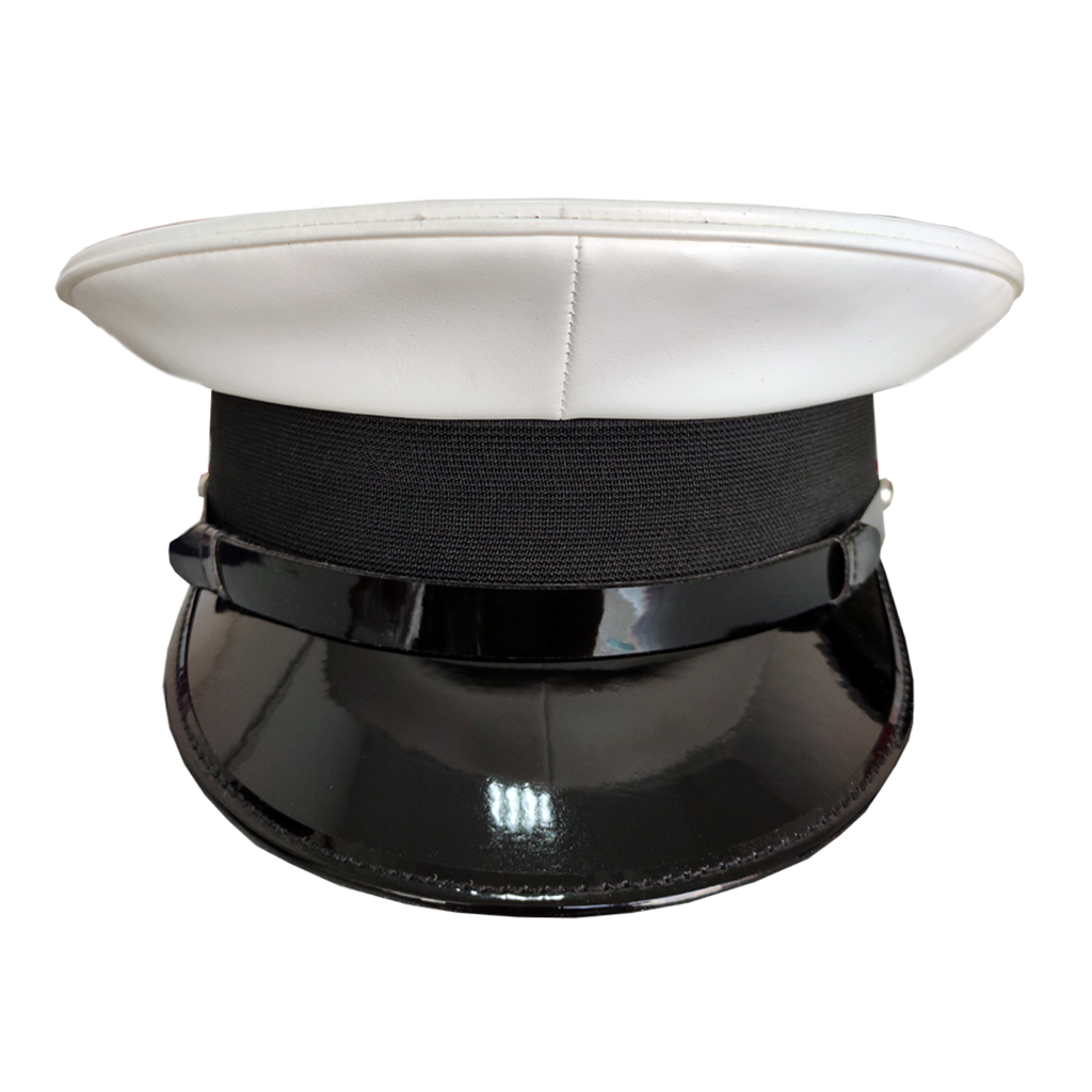 Peaked Cap in White Color