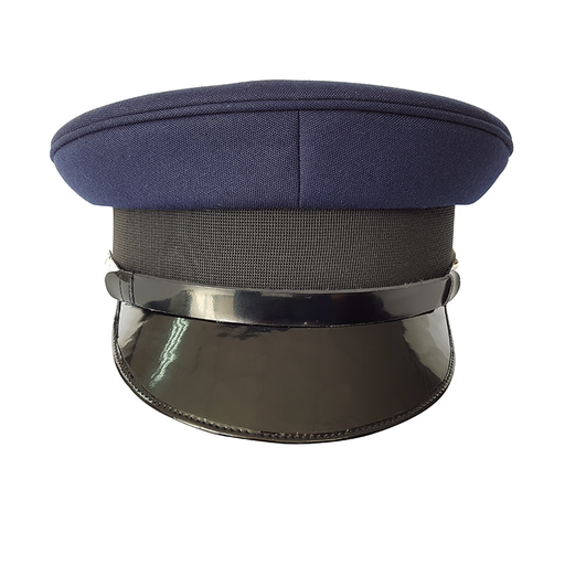 Peaked Cap in Navy Blue Color