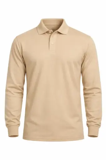 Polo T-Shirt Pique L/S PolyCotton Unisex